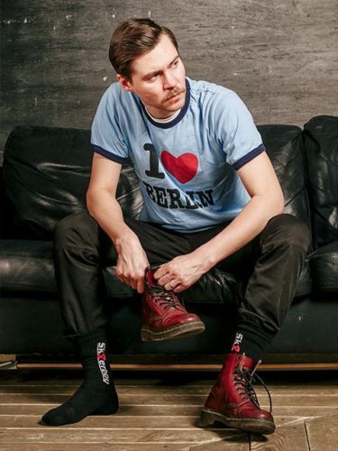 Sk8erboy – prémium fekete crew zokni