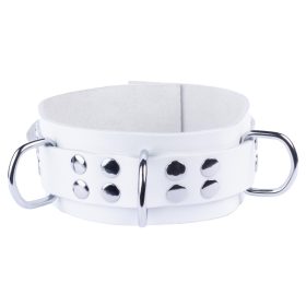 Prémium bőr nyaklánc – stílusos fehér dizájn