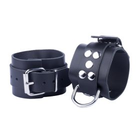 Cleme premium din piele neagră – pentru emoție senzuală