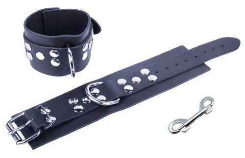 Cleme premium din piele neagră – pentru emoție senzuală