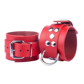 Clemă din piele roșie premium – pentru legare senzuală