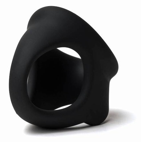 Ballstretcher – fekete herehúzó maszturbátor