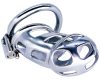 Cobra Steel – prémium fém chastity ketrec 10 x 3.7 cm