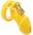 Bran – sárga szilikon chastity cage, érzéki izgalomhoz