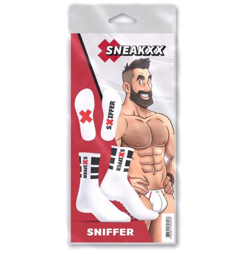 Sniffer SneakXX – prémium fehér zoknik érzéki kényelemért