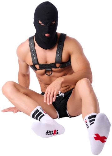 Sucker SneakXX – stílusos fehér zoknik érzékien elegáns kivitelben