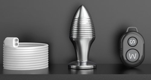 Vezeték nélküli vibráló dugó - prémium Alu Stry 6,5 x 2,9 cm