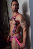 REFLECTOR NEON Pink - stílusos, prémium jockstrap
