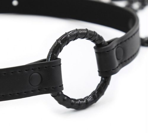 Gag Nip Ring – stílusos mellbimbó feszítő fekete színben