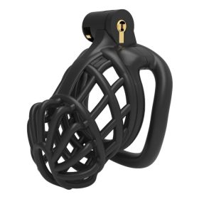 Keima – prémium zárkóztató ketrec fekete, 7,5 x 3,6 cm