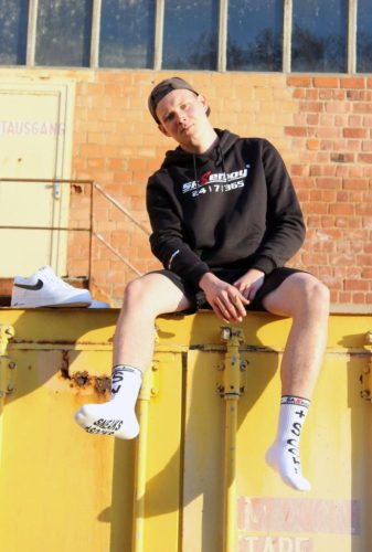 SNEAKS SOCKS Sk8erboy – stílusos fehér sportzokni