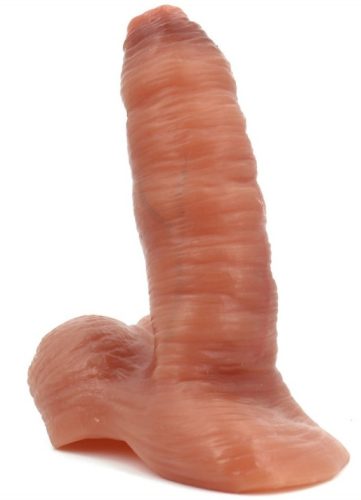 Rugalmas védőburkolat – hamis pénisz modell (10 x 3,5 cm)