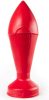 Zizi Glide – prémium piros anális plug 18 x 6 cm