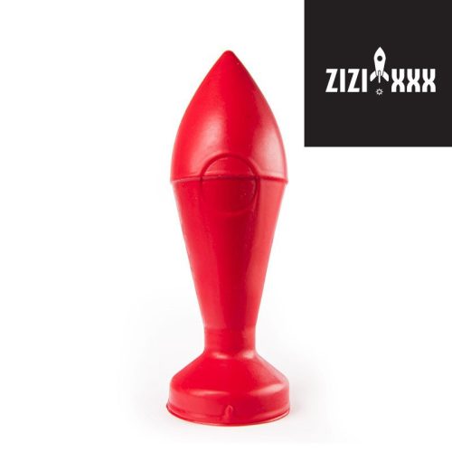 Zizi Glide – prémium piros anális plug 18 x 6 cm