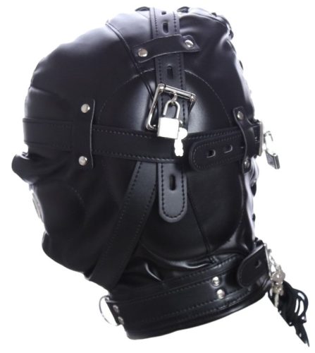 SM No Sensor – fekete, érzéki kapucnis maszkmembrán