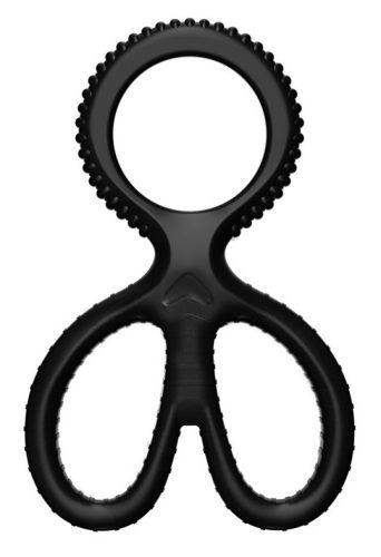 Puha golyóstretching olló – elegáns fekete dizájn