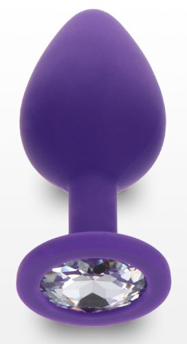 Bijou Diamond – prémium anális dugó M, lila