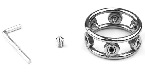 Metal penis inel de oțel cu spini – premium senzualitate