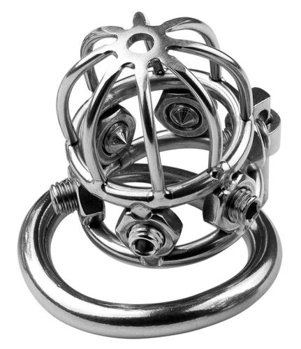 Spike Cock – fém büntető ketrec 6 x 3.2 cm