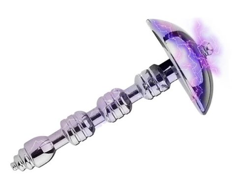 Plug Penis Electro – excitator electric din oțel, 6 cm