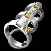 Teljes mechanikai chastity ketrec - 6,5 x 3,5 cm