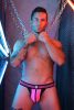 Breedwell Daycrawler – stílusos fekete-pink jockstrap