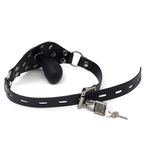 Felfújható Bulb Gag - elegáns szexjáték fekete színben