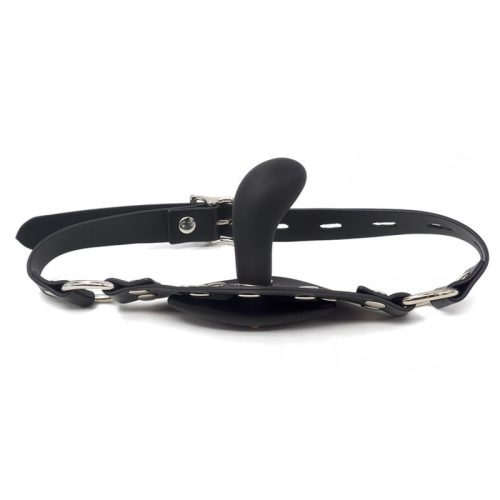 Felfújható Bulb Gag - elegáns szexjáték fekete színben