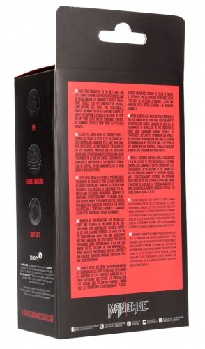 ManCage Model 29 – átlátszó férfi pajzis kalitka 9,5 x 3,2 cm