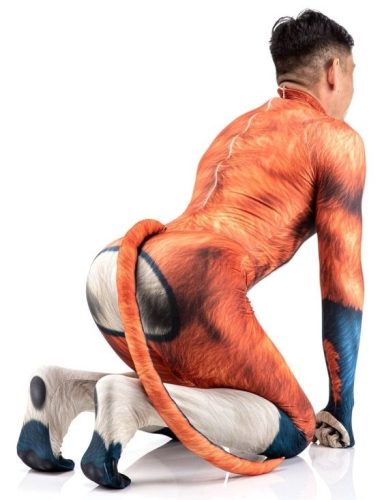 Wild Dog Orange – szexi cosplay ruha