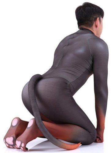 Fekete és Tűz Doberman Cosplay Jelmez