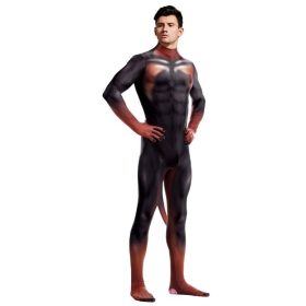 Fekete és tűz színű doberman cosplay jelmez