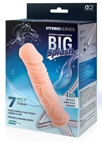 Big Splash – élvezetes dildó, 16 cm hosszú és 4 cm átmérőjű