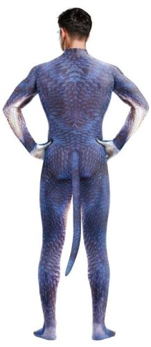Blue-White Raptus – dinoszaurusz cosplay jelmez