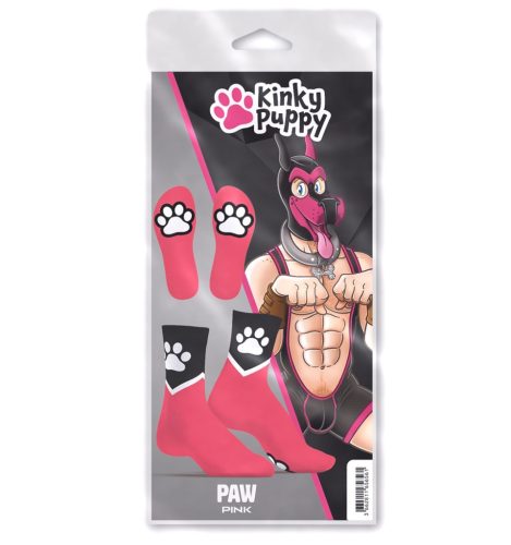 Paw Kinky Puppy – érzéki rózsás zokni