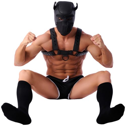 COLORS SneakXX – divatos fekete magas zokni