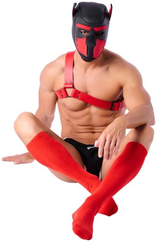 COLORS SneakXX – piros magas zokni prémium kényelemért