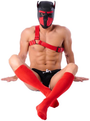 COLORS SneakXX – piros magas zokni prémium kényelemért