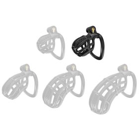   Nexia - prémium férfi chastity ketrec, 6,5 x 3,1 cm, fekete