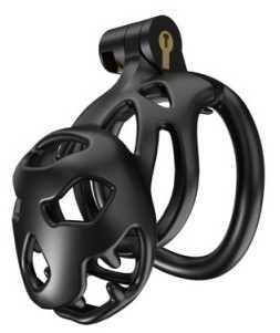 Bouh – prémium férfi jelmezkiegészítő zár (8 x 3,5 cm, fekete)