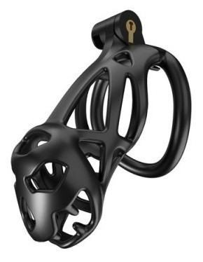 Bouh – prémium férfi feszítő ketrec, fekete 10 x 3,5 cm