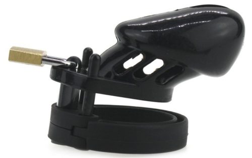 Sily – fekete 7x3,3 cm-es maszturbáló ketrec