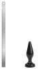 Plug Classic S – érzéki anális kiegészítő, fekete 11 cm