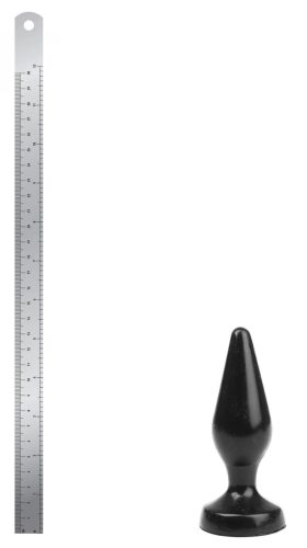 Plug Classic S – érzéki anális kiegészítő, fekete 11 cm