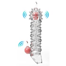   Tortyvizz – vibráló pénisz ujjtömlő, 12 x 4 cm, átlátszó