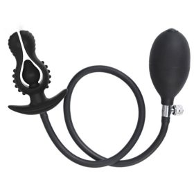 Virág alakú felfújható anális dugó - 9 x 4,8 cm