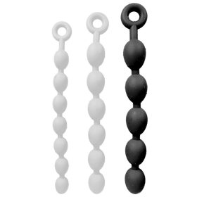   Chapira – prémium vizi tágító labdák fekete színben 46 cm