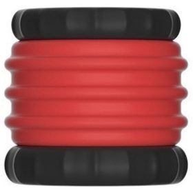   Soqlo ballstretcher – prémium piros-fekete herefeszítő 35 mm