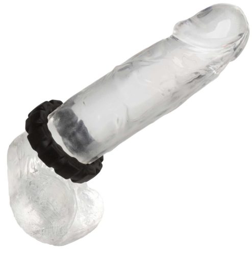 Cockring Alpha Black – prémium péniszgyűrű 25 mm