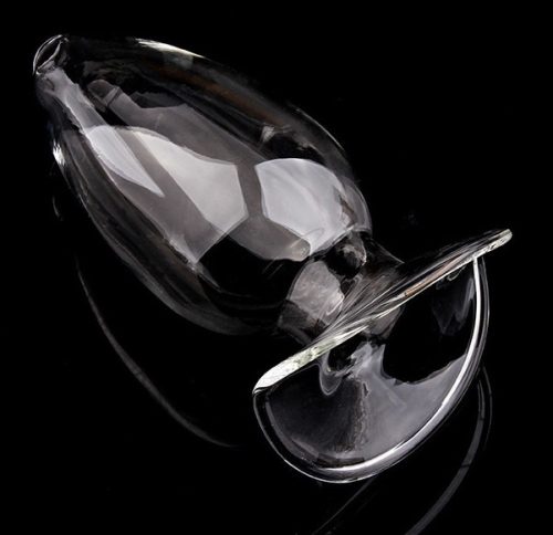 Üveg dugó – prémium anál plug M 10 x 4,5 cm